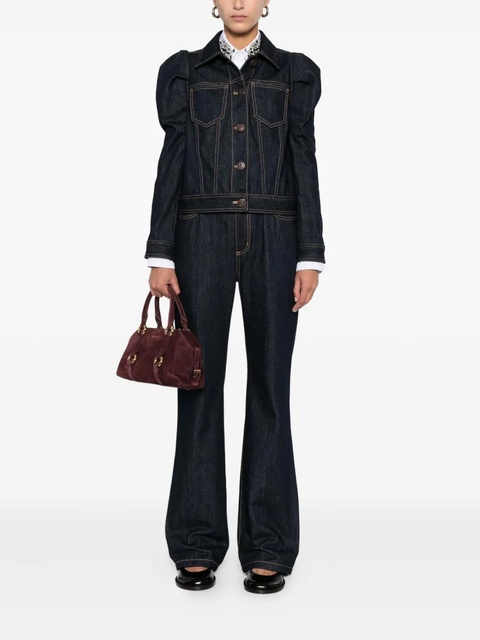 Alexander McQueen embellished-collar shirt - White - zdjęcie produktu nr 1