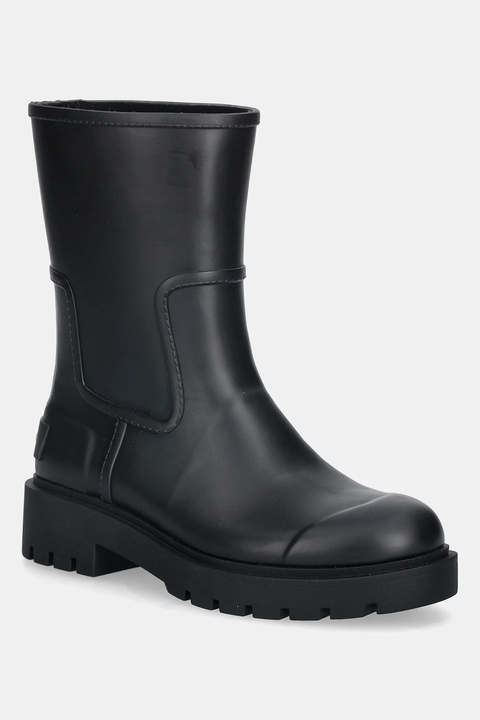 Calvin Klein kalosze MID RAINBOOT RUBBER damskie kolor czarny YW0YW02004 - zdjęcie produktu nr 1