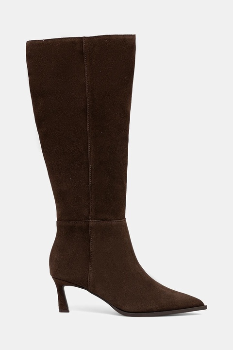 Steve Madden kozaki zamszowe Lucid damskie kolor brązowy na szpilce 11004848 - zdjęcie produktu nr 2