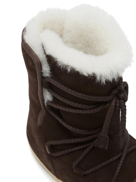 Moon Boot EVX lace-up shearling boots - Brown - zdjęcie produktu nr 2