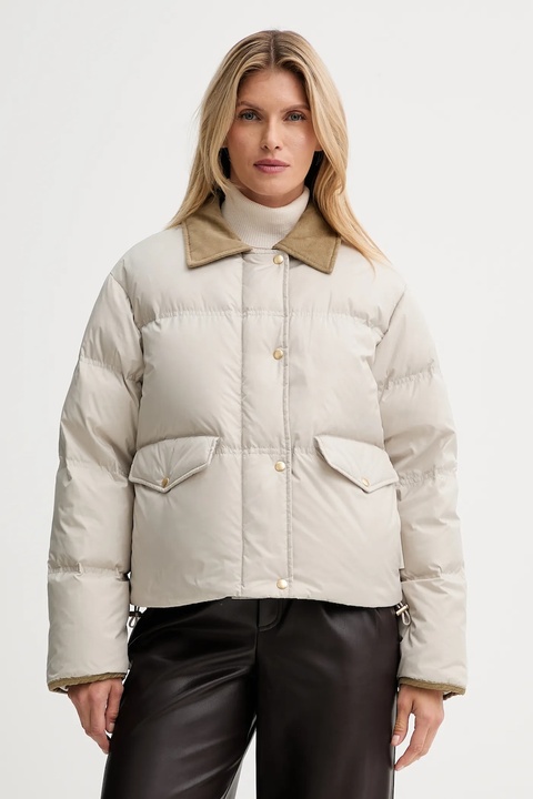 Marc O'Polo kurtka puchowa kolor beżowy zimowa oversize 509111970099 - zdjęcie produktu nr 1