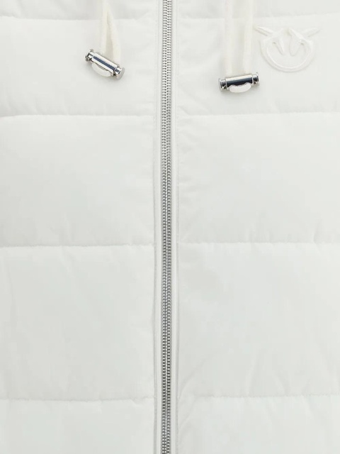 PINKO hooded quilted coat - White - zdjęcie produktu nr 2