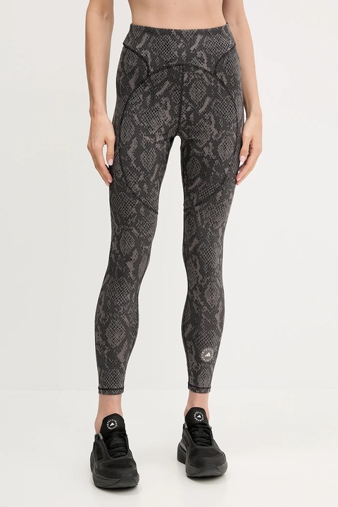 adidas by Stella McCartney legginsy treningowe TruePurpose damskie kolor szary wzorzyste JM8457 - zdjęcie produktu nr 1
