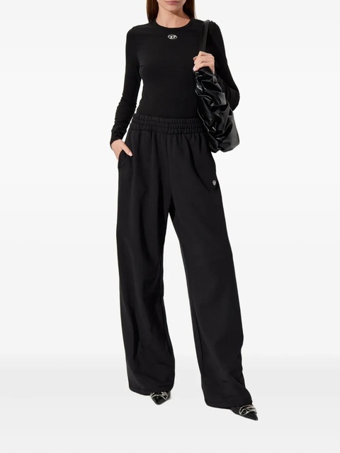 Diesel P-Zenia-Od elasticated-waistband trousers - Black - zdjęcie produktu nr 1