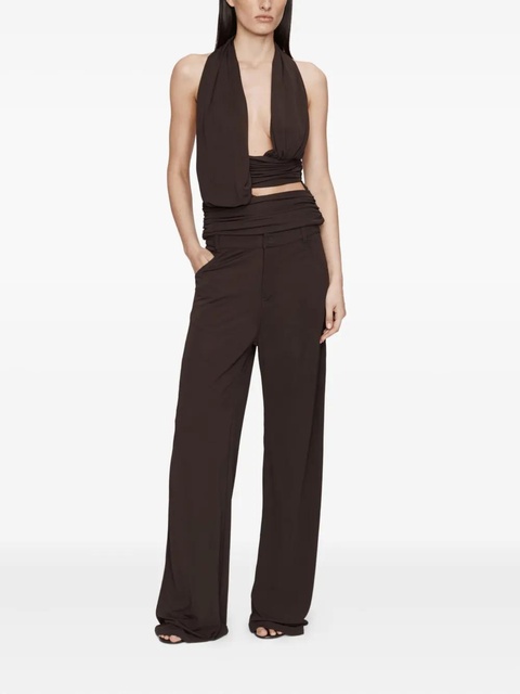 Christopher Esber jersey trousers - Brown - zdjęcie produktu nr 2