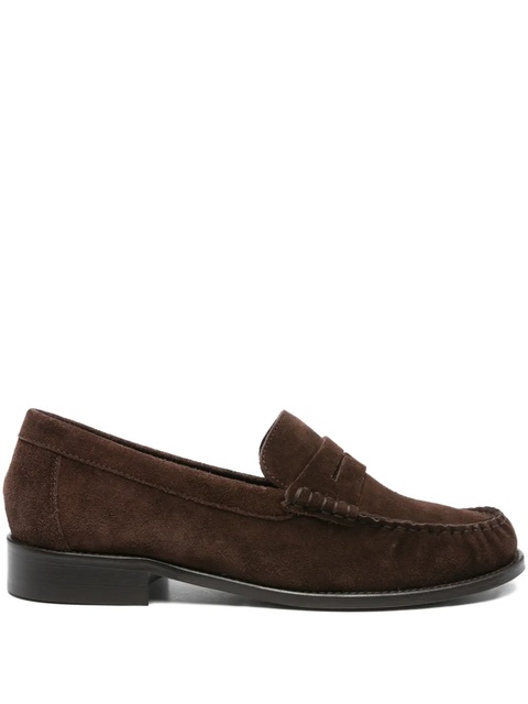 Paris Texas suede penny loafers - Brown - zdjęcie produktu nr 1