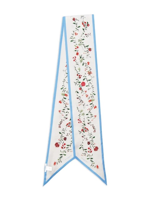 Givenchy Maxi floral-print silk scarf - White - zdjęcie produktu nr 1
