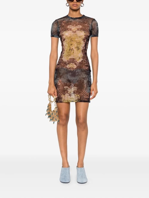 Jean Paul Gaultier Médaillon print dress - Blue - zdjęcie produktu nr 1