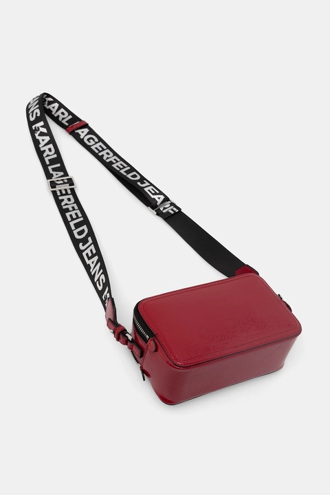 Karl Lagerfeld Jeans saszetka kolor czerwony B1W30137 - zdjęcie produktu nr 2