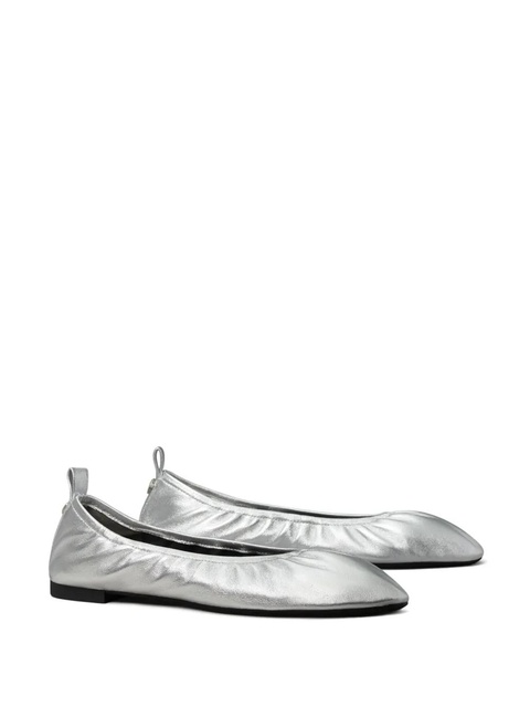 Tory Burch Eddie 2.0 ballerina shoes - Silver - zdjęcie produktu nr 2