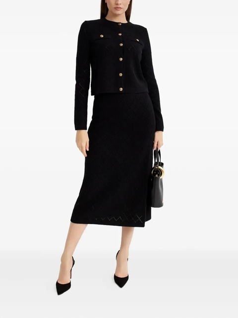 ZIMMERMANN openwork mini skirt - Black - zdjęcie produktu nr 1