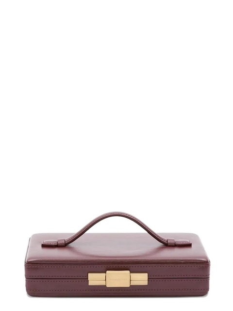 Victoria Beckham clasp-fastening clutch - Brown - zdjęcie produktu nr 2