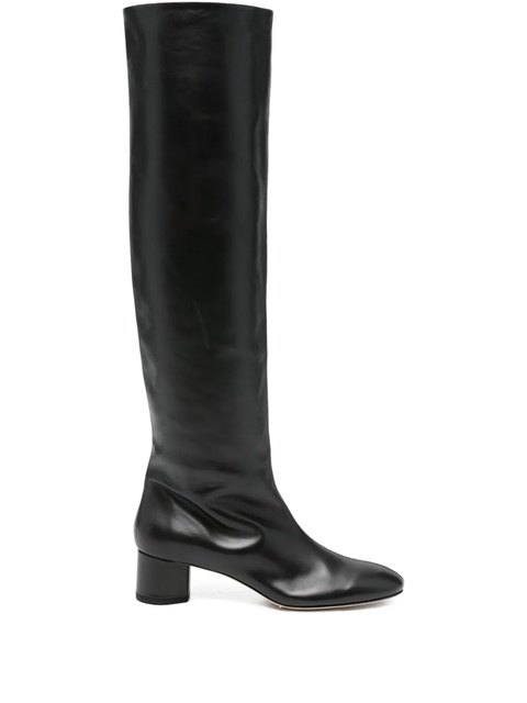 Aeyde 45mm Willa knee-high boots - Black - zdjęcie produktu nr 1