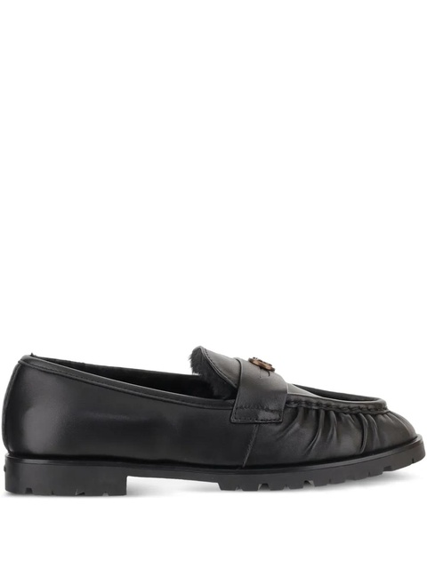 PINKO nappa leather loafers - Black - zdjęcie produktu nr 1