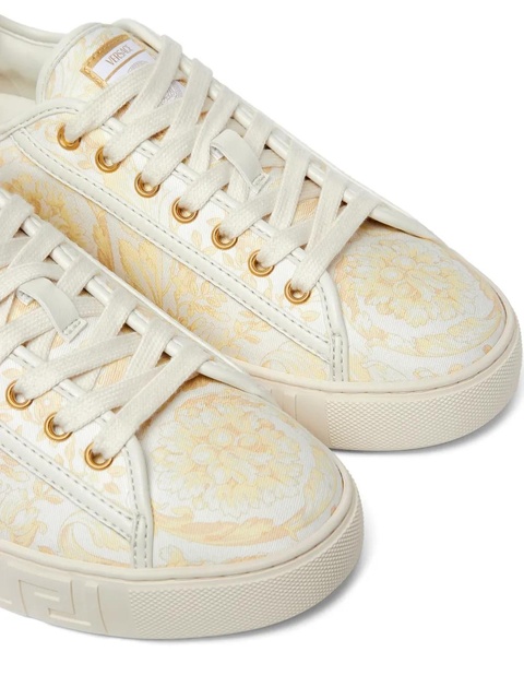 Versace Greca printed sneakers - Neutrals - zdjęcie produktu nr 1
