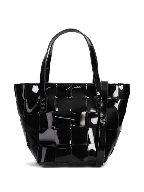 DRAGON DIFFUSION mini Japan woven shoulder bag - Black - zdjęcie produktu nr 1