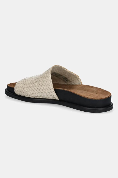 Vagabond Shoemakers klapki skórzane EFFIE damskie kolor beżowy 5922-125-37 - zdjęcie produktu nr 2