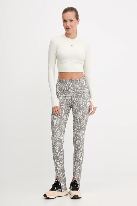 adidas by Stella McCartney longsleeve treningowy TruePurpose kolor beżowy JM1403 - zdjęcie produktu nr 2