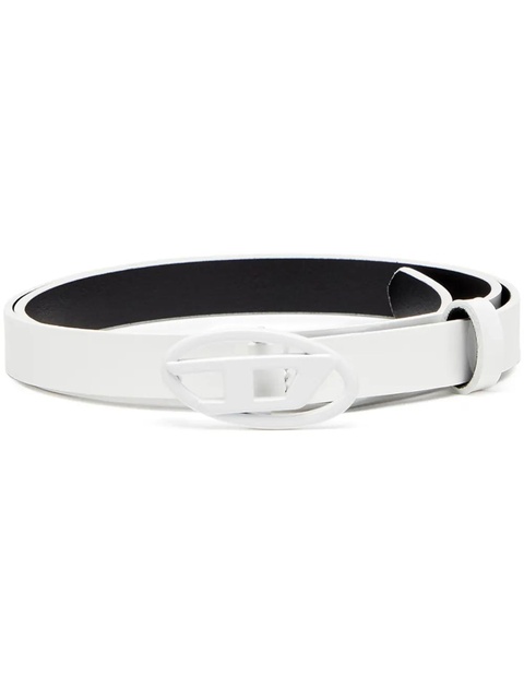 Diesel B-PLAY 15 leather belt - White - zdjęcie produktu nr 1