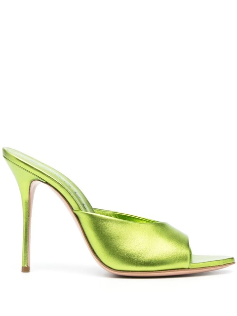 Casadei 115mm Julia Ilary Flash sandals - Green - zdjęcie produktu nr 1