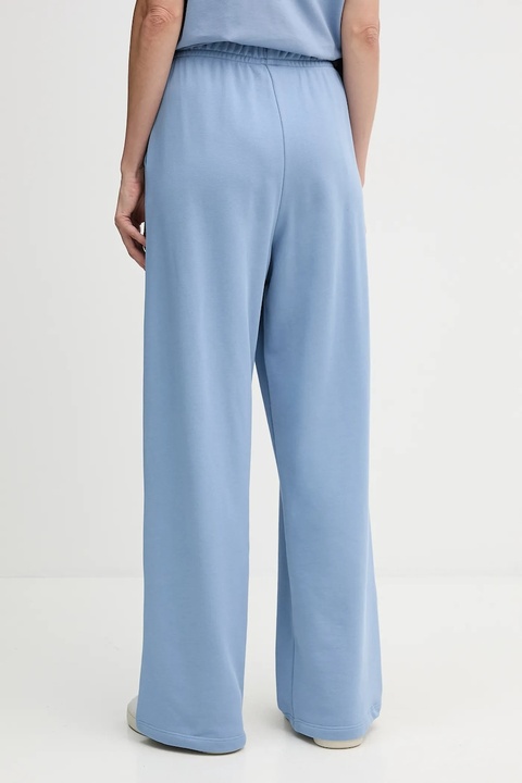 Tommy Hilfiger spodnie dresowe bawełniane damskie kolor niebieski z aplikacją WW0WW48784 - zdjęcie produktu nr 2