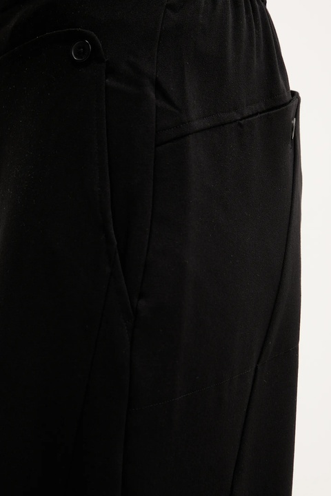 Desigual spodnie LATE damskie kolor czarny szerokie high waist 25WWPW06 - zdjęcie produktu nr 2