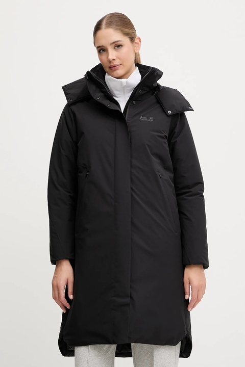 Jack Wolfskin kurtka FROST HAVEN kolor czarny zimowa A65090 - zdjęcie produktu nr 1