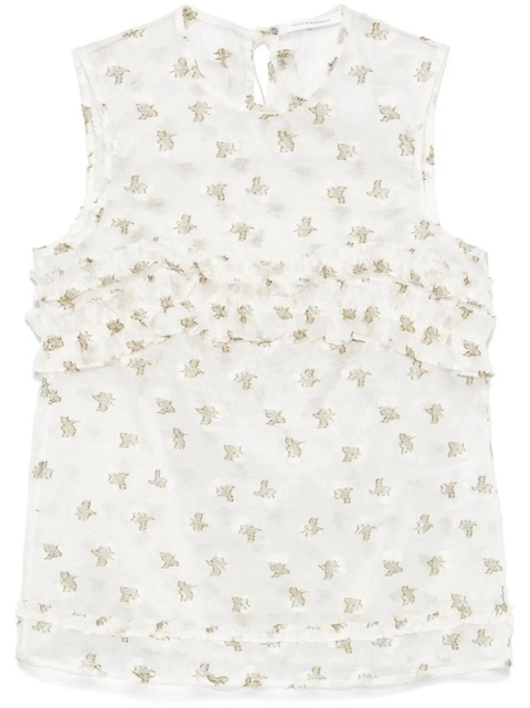 Cecilie Bahnsen Oksana top - White - zdjęcie produktu nr 1