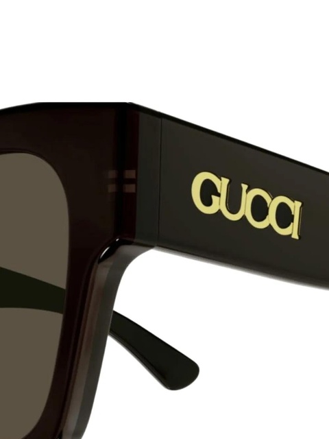 Gucci Eyewear butterfly-frame sunglasses - Brown - zdjęcie produktu nr 2