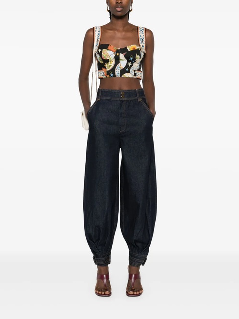 ZIMMERMANN Hypnotic balloon-cuffed jeans - Blue - zdjęcie produktu nr 1