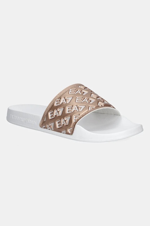 EA7 Emporio Armani klapki damskie kolor biały AF15125.7X000109 - zdjęcie produktu nr 1