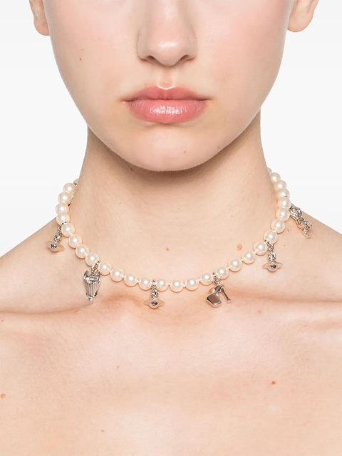 Vivienne Westwood Anglo pearl necklace - Neutrals - zdjęcie produktu nr 2