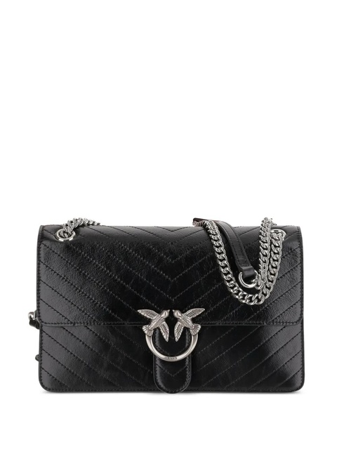 PINKO Classic Love quilted shoulder bag - Black - zdjęcie produktu nr 1