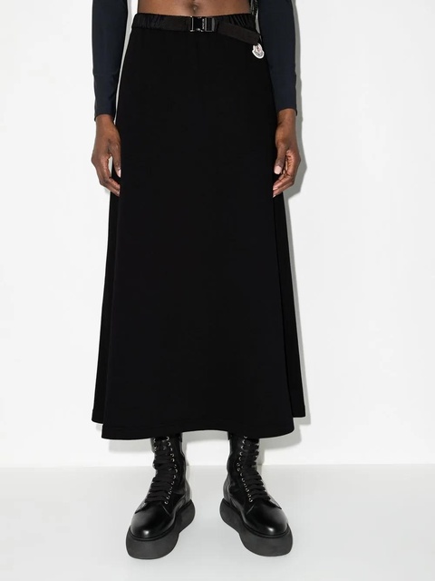 Moncler belted A-line mini skirt - Black - zdjęcie produktu nr 2