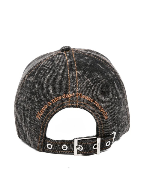 GANNI embroidered baseball cap - Black - zdjęcie produktu nr 1