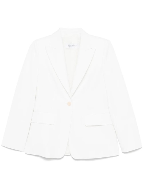 Max Mara single-breasted blazer - White - zdjęcie produktu nr 1