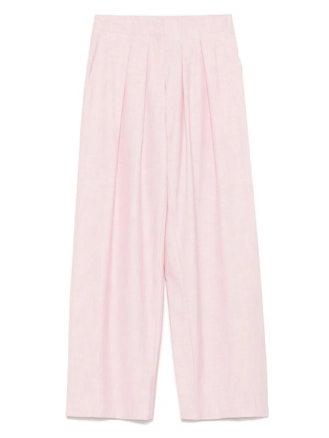Maje pleat-detail trousers - Pink - zdjęcie produktu nr 1