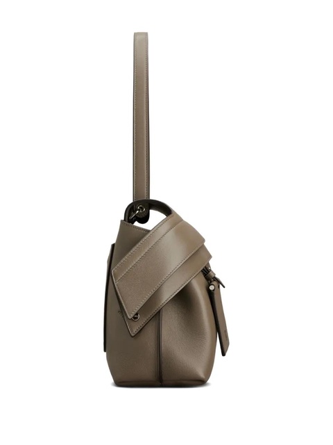 Tod's folded leather shoulder bag - Brown - zdjęcie produktu nr 2