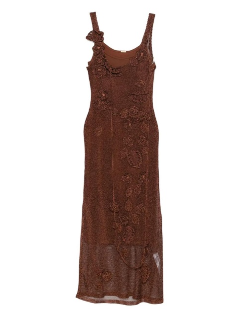 Cult Gaia Pemma knitted maxi dress - Brown - zdjęcie produktu nr 1