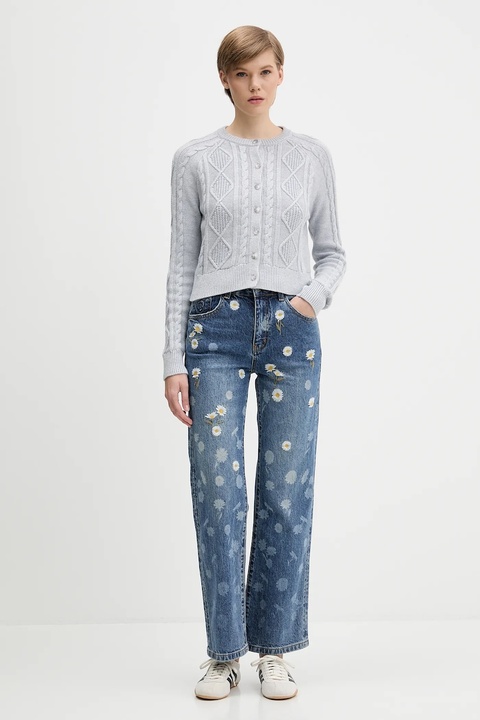 Desigual jeansy DAISYS damskie high waist 25WWDD16 - zdjęcie produktu nr 2