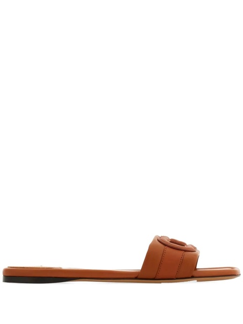 Ferragamo Gancini slides - Brown - zdjęcie produktu nr 1