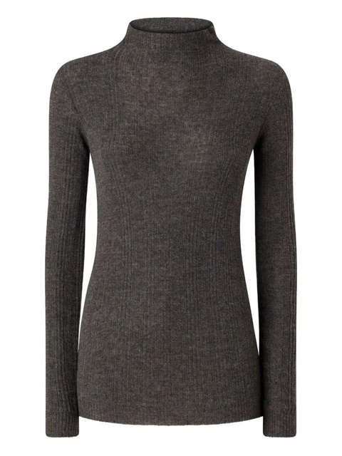 PINKO ribbed high-neck sweater - Brown - zdjęcie produktu nr 2