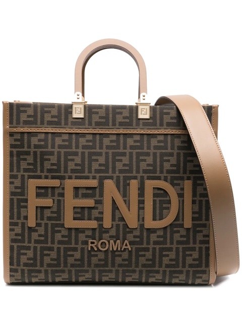 FENDI medium Sunshine tote bag - Brown - zdjęcie produktu nr 1