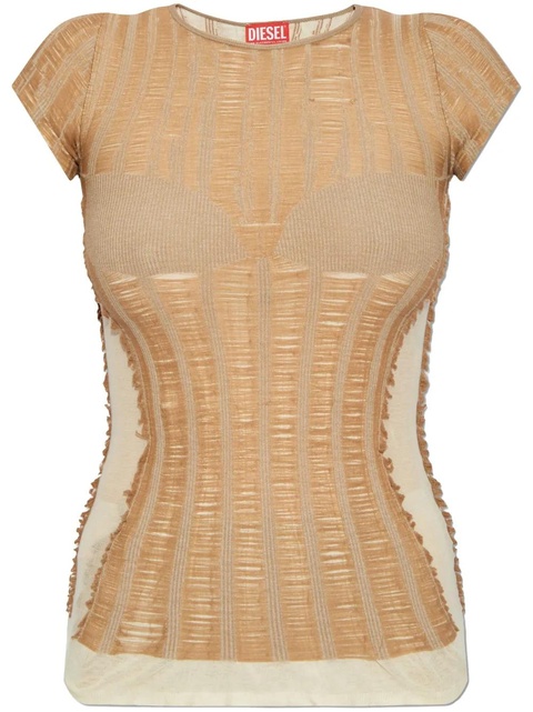 Diesel M-Calai T-shirt - Neutrals - zdjęcie produktu nr 2