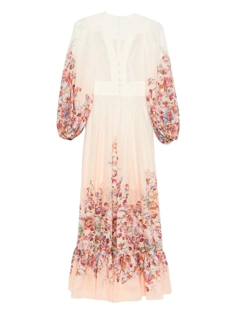 ZIMMERMANN floral button maxi dress - Neutrals - zdjęcie produktu nr 1