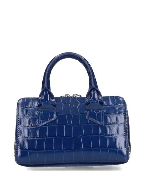 The Attico Friday crocodile-effect top-handle mini bag - Blue - zdjęcie produktu nr 2