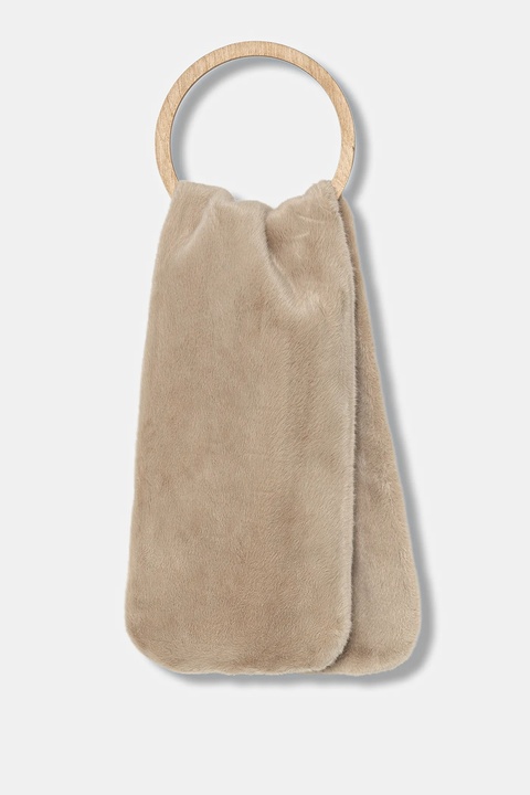 Bomboogie szalik damski kolor beżowy gładki WW6216TFSB5 - zdjęcie produktu nr 1