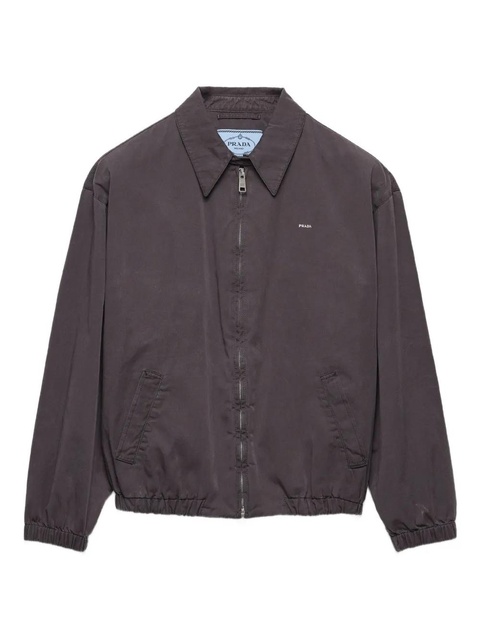 Prada shirt-collar welt-pocket jacket - Grey - zdjęcie produktu nr 1