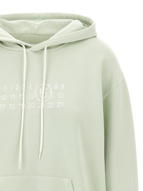 MM6 Maison Margiela Numeric signature hoodie - Green - zdjęcie produktu nr 1