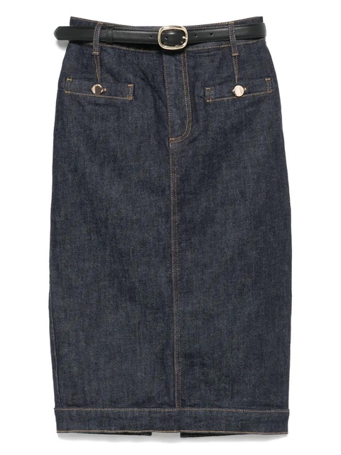 Self-Portrait denim skirt - Blue - zdjęcie produktu nr 1